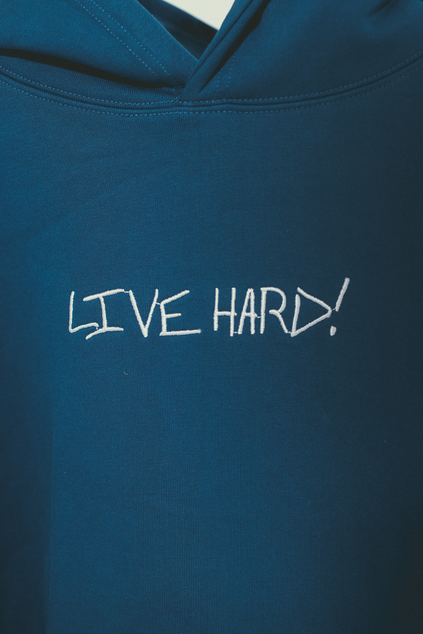 Live Hard Blue Hoodie